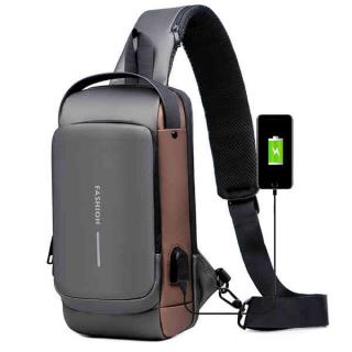 B67-413 Waterproof Dayback Chest Bag With USB