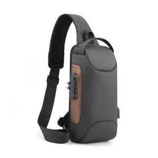 B14-907 Crossbody Messenger Chest Bag Wtih USB