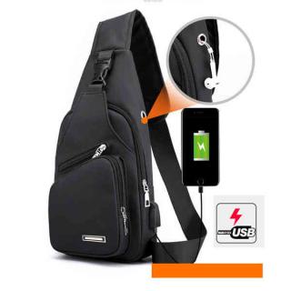 B37-617 Waterproof Dayback Chest Bag With USB