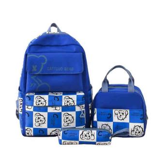 B36-812 Casual Waterproof School Bag 3 in 1 Set Backpack