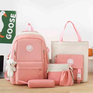 B60588 5in1 Set Waterproof School Bag Dayback Backpack